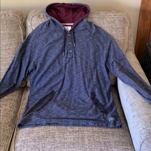 Flag and anthem men’s size L pullover hoodie